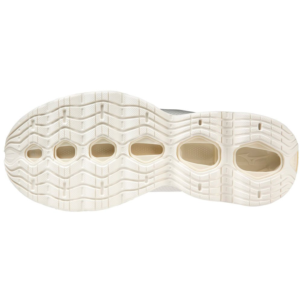 Tênis Casual Unissex Mizuno Wave Prophecy Beta Branco/Bege 4