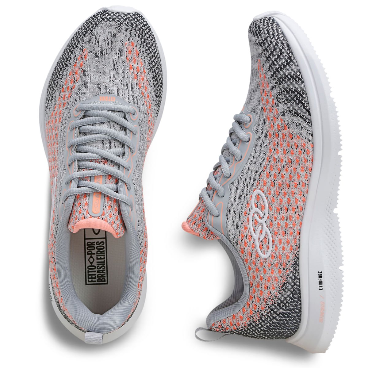 Tênis Olympikus Citrus Feminino Cinza/Rosa 4