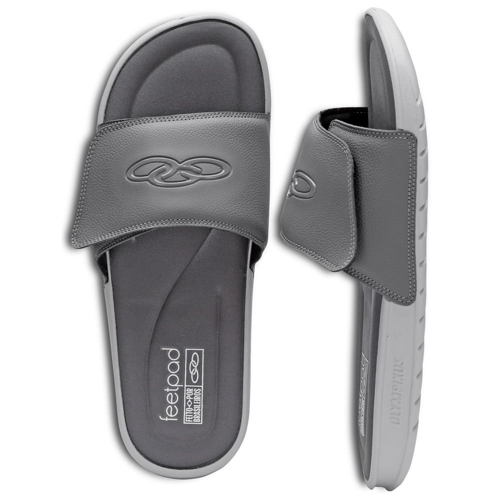 Chinelo Olympikus Melbourne Cinza 4