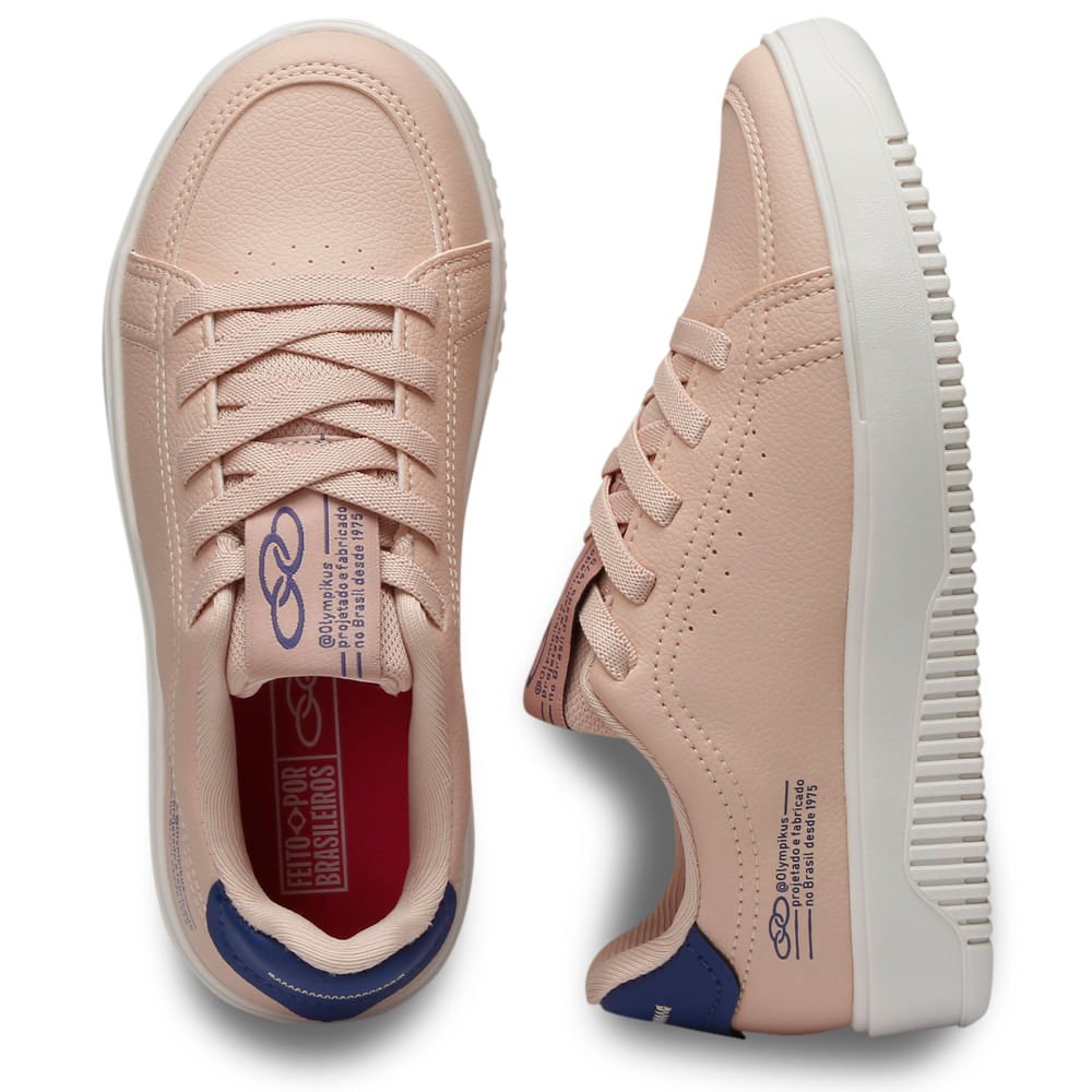 Tênis Olympikus Eros Infantil Bege 3