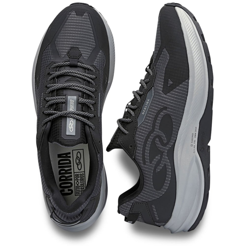 Tênis Olympikus Neblina Unissex Cinza 3