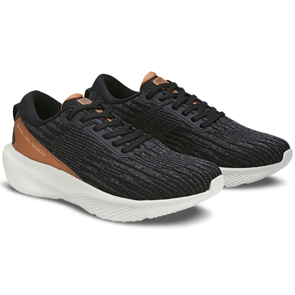 Tênis Olympikus Flit 3 Feminino Preto/Marrom 2