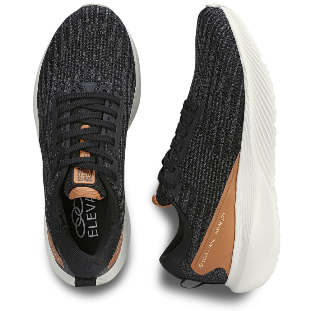 Tênis Olympikus Flit 3 Feminino Preto/Marrom 3