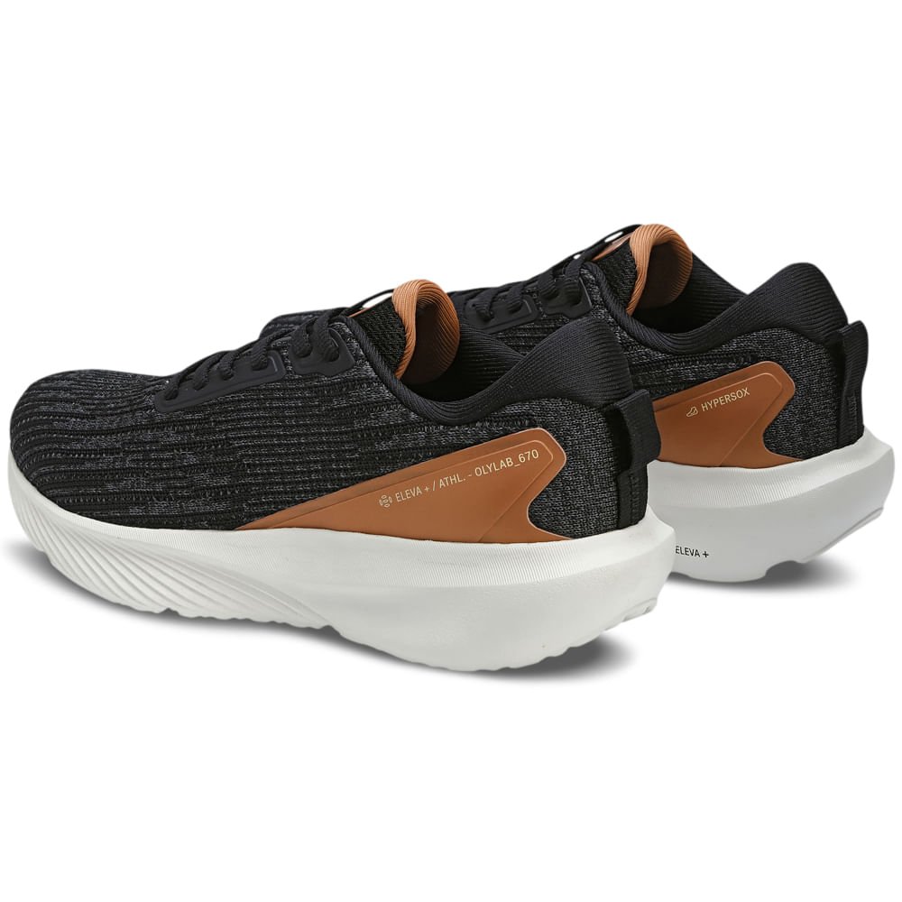 Tênis Olympikus Flit 3 Feminino Preto/Marrom 4