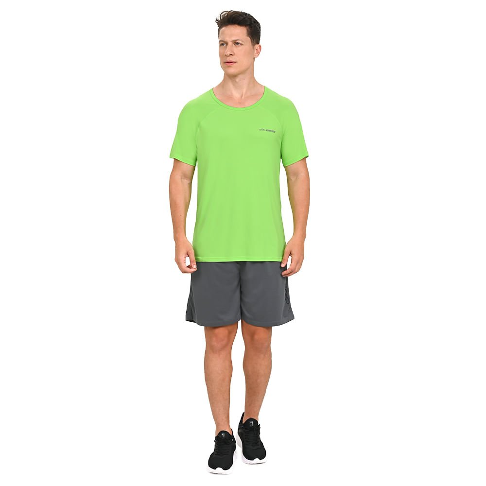 Camiseta Runner Olympikus Masculina Verde 2