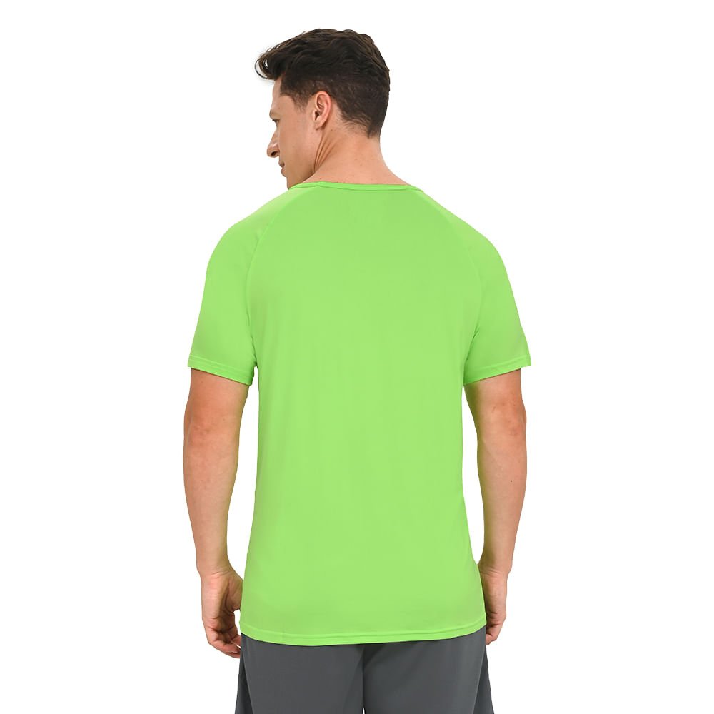 Camiseta Runner Olympikus Masculina Verde 4