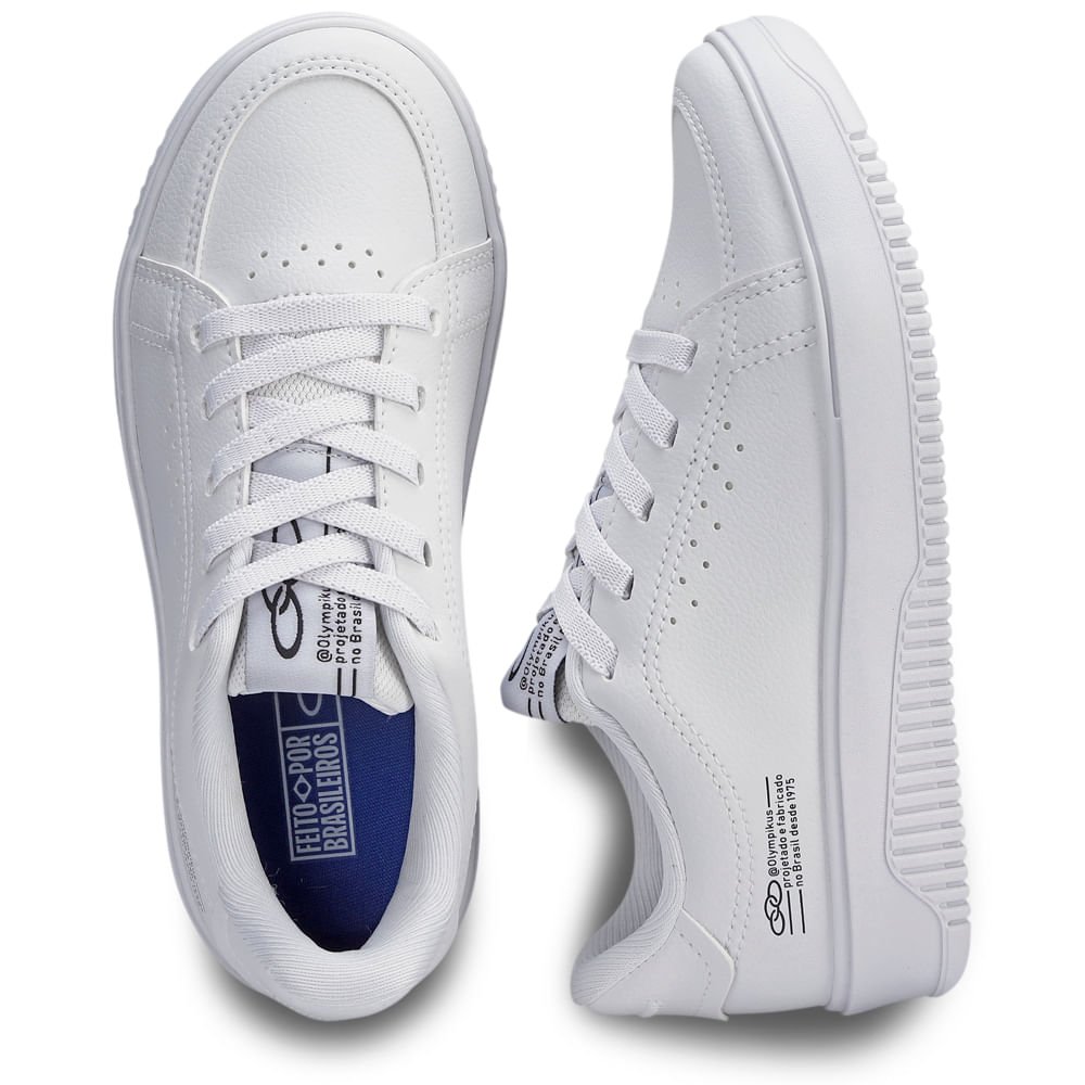 Tênis Eros Infantil Branco 3