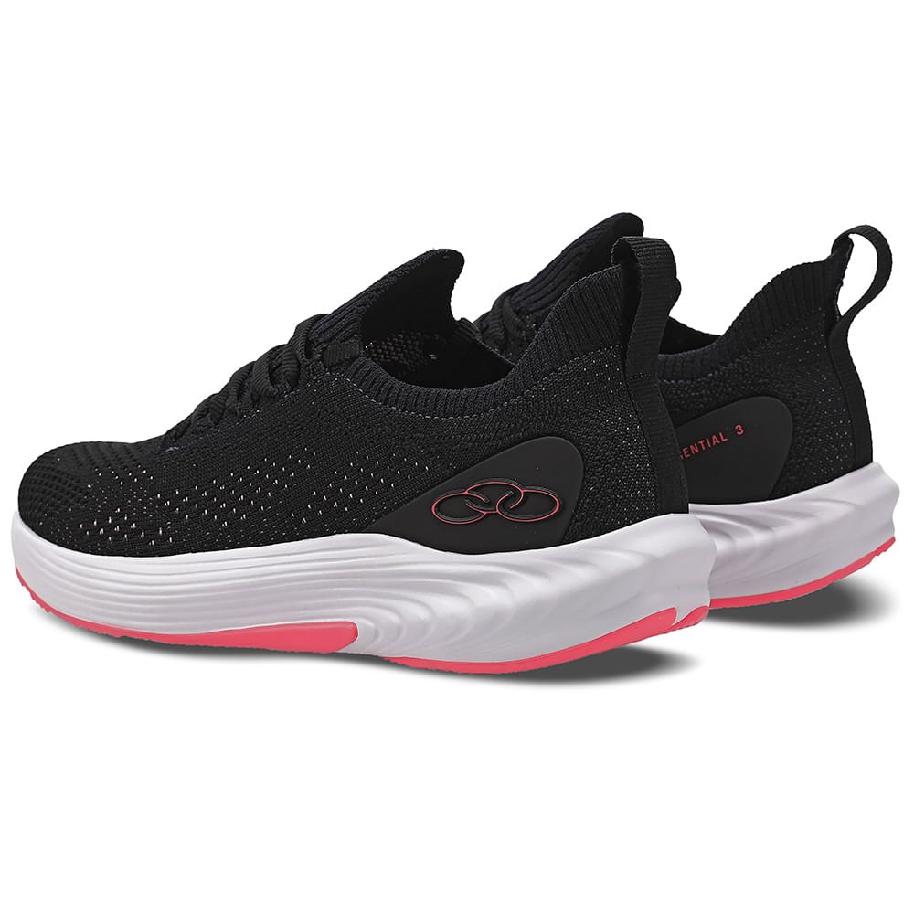 Tênis Olympikus Essential 3 Feminino Preto 4