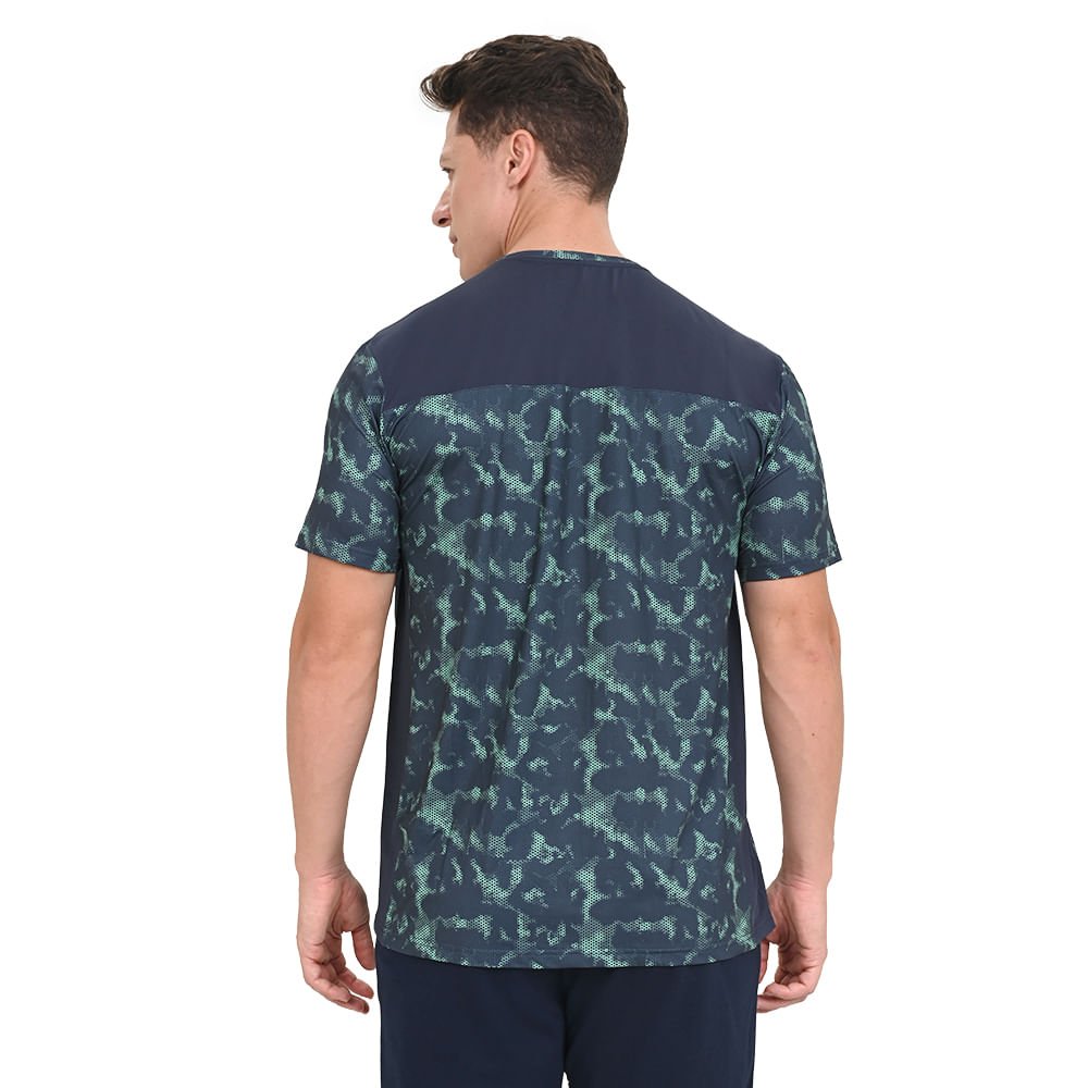 Camiseta Complemento Estampada Olympikus Masculina Azul 4