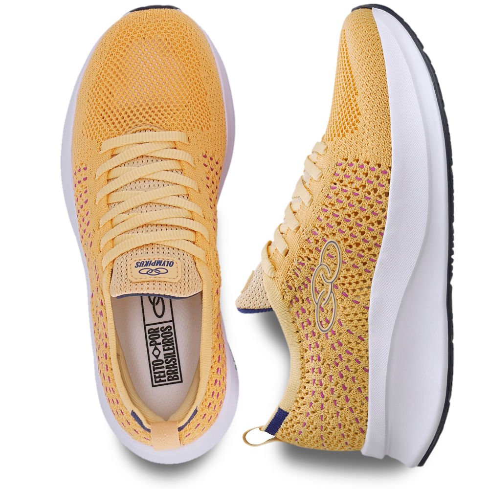 Tênis Olympikus Vest Feminino Amarelo 3