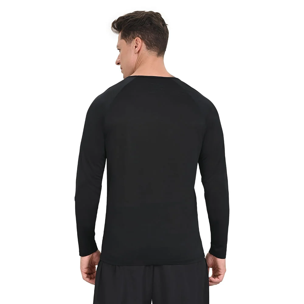 Camiseta Runner Manga Longa 2.0 Olympikus Masculina Preto 3