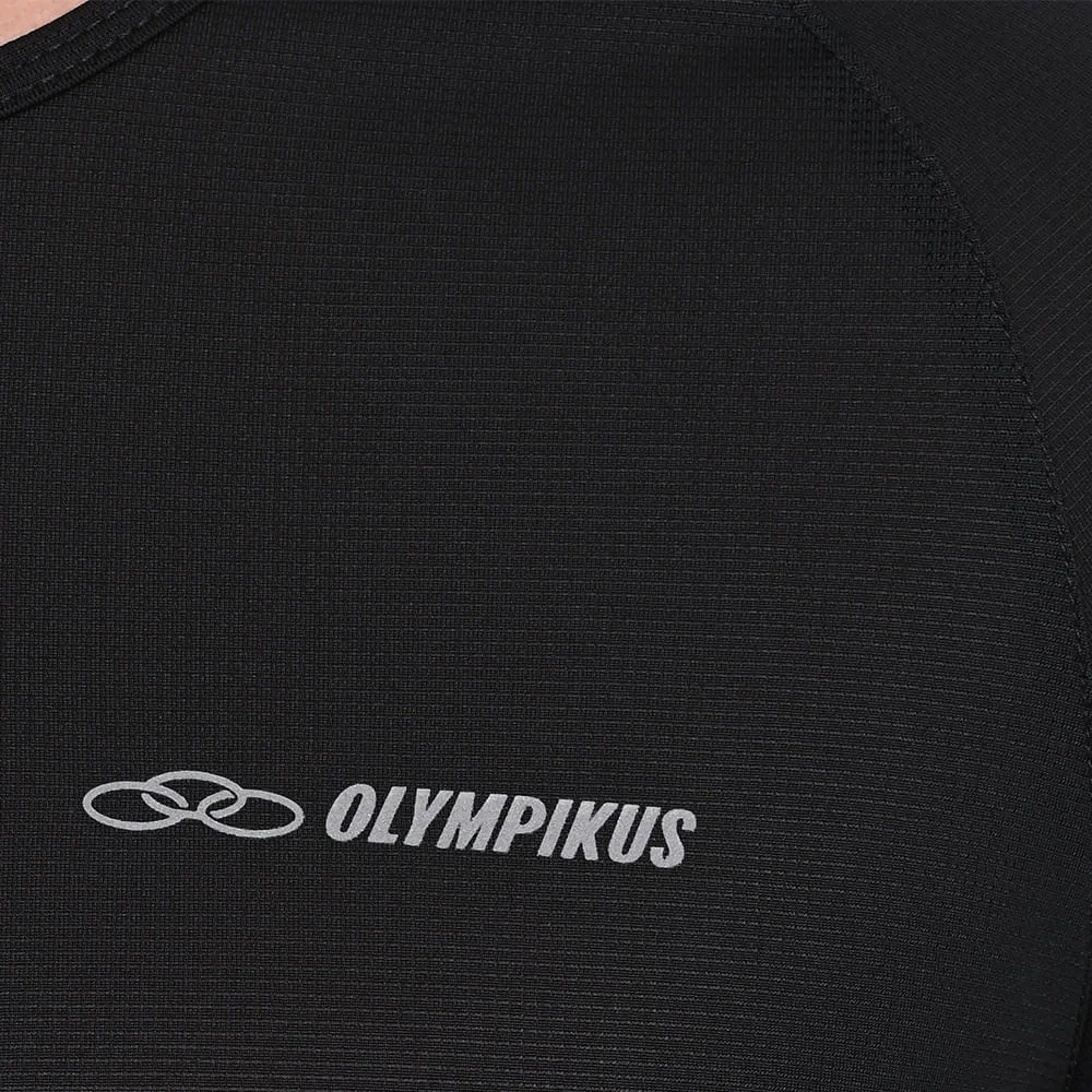 Camiseta Runner Manga Longa 2.0 Olympikus Masculina Preto 5