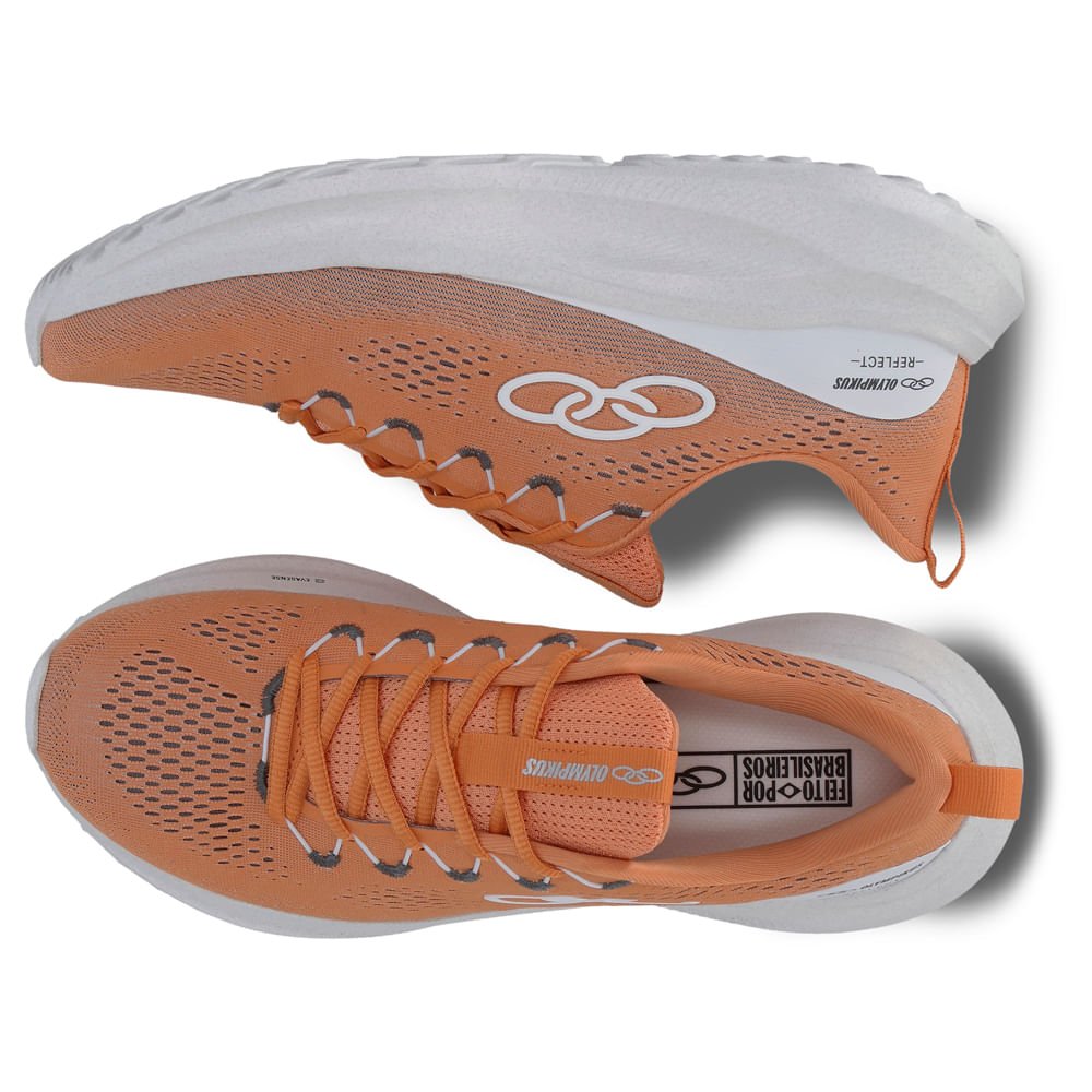 Tênis Olympikus Reflect Feminino Laranja 3