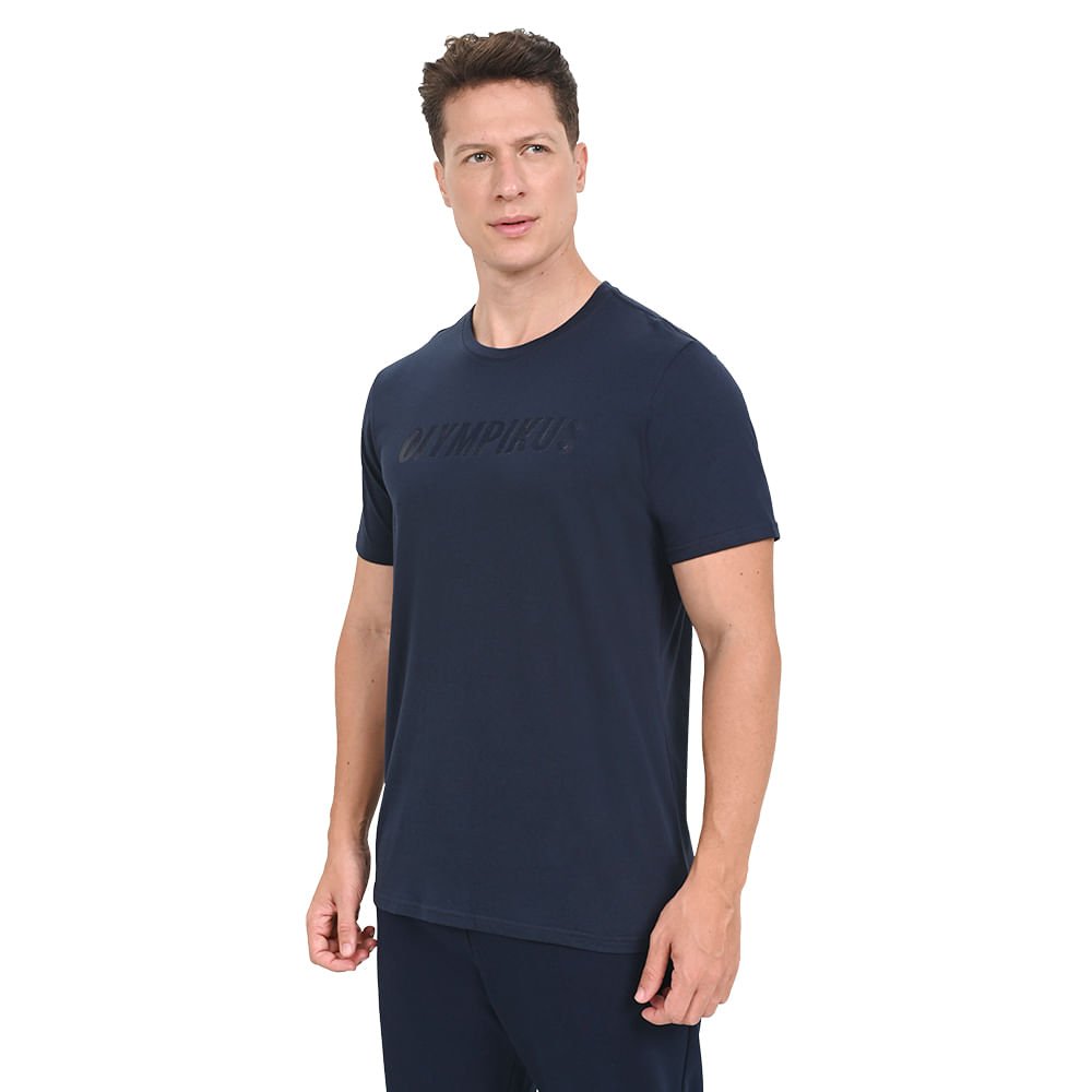 Camiseta Big Logo Olympikus Masculina Azul 4