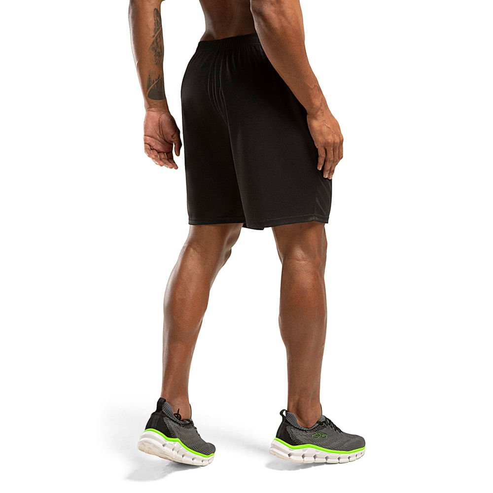 Bermuda Mesh Basic Olympikus Masculina Preto 3