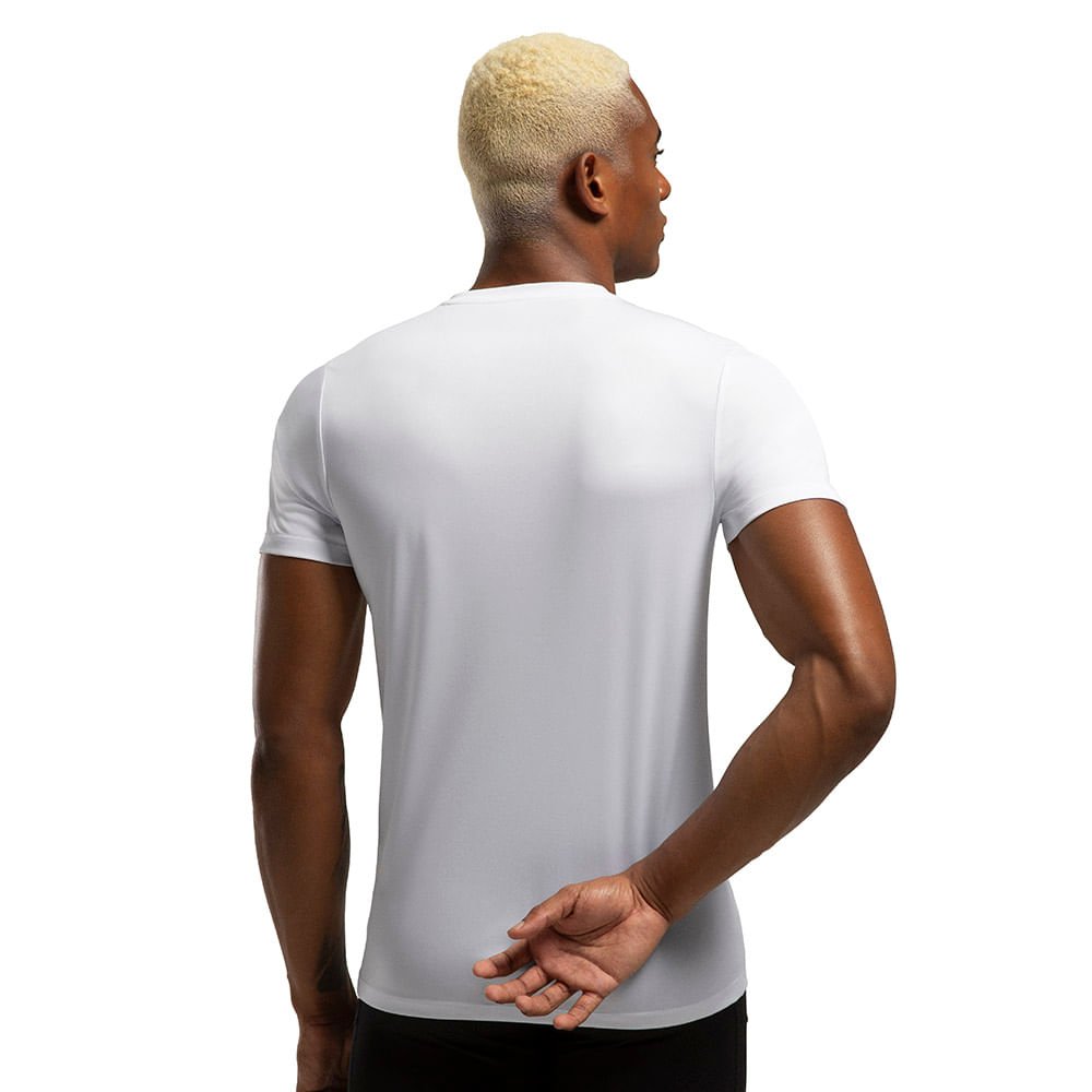 Camiseta Basic Logo Olympikus Masculina Branco 3