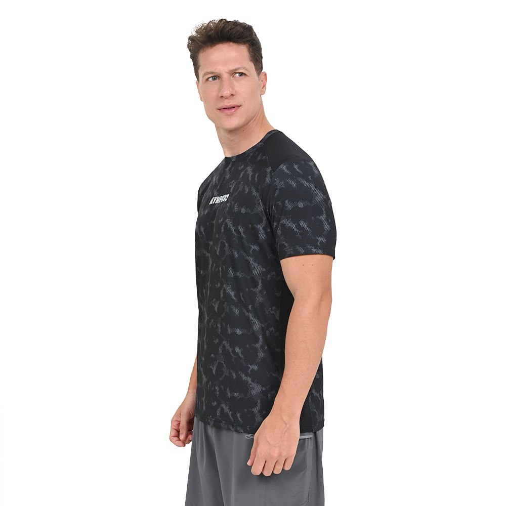 Camiseta Estampada Olympikus Masculina Preto 3