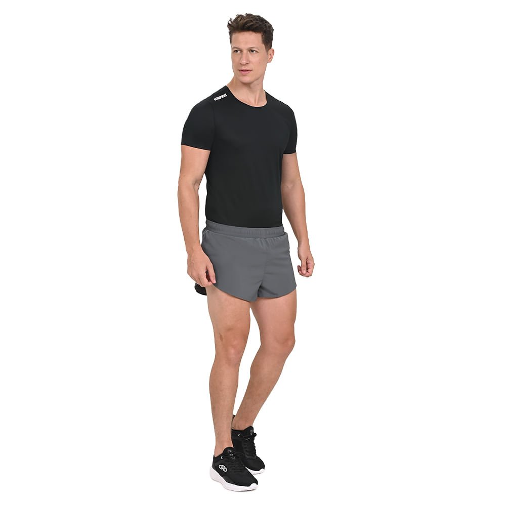 Shorts Runner 3 Olympikus Masculino Cinza 2