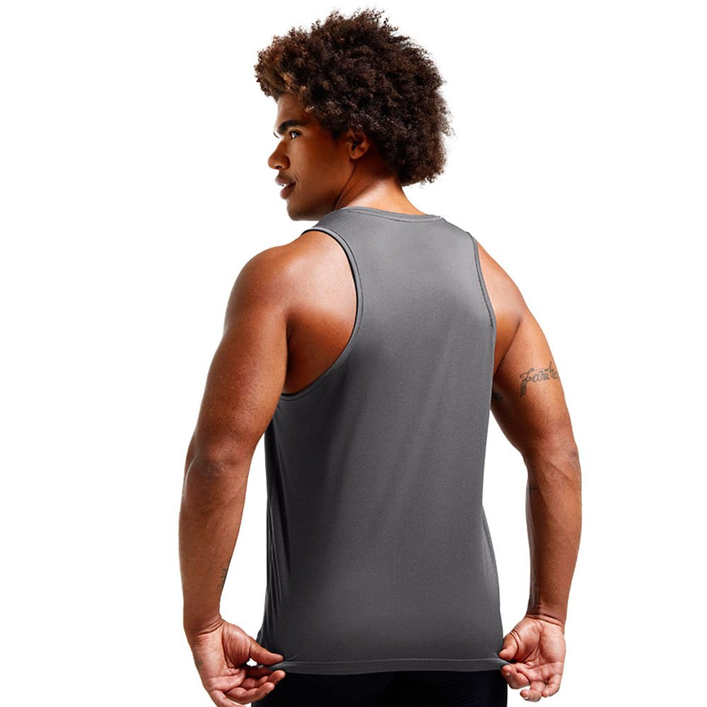 Regata Runner Basic 1.0 Masculina Olympikus Cinza 2