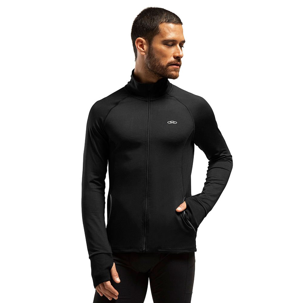 Jaqueta Funcionalidade Termo Olympikus Masculina Preto 1
