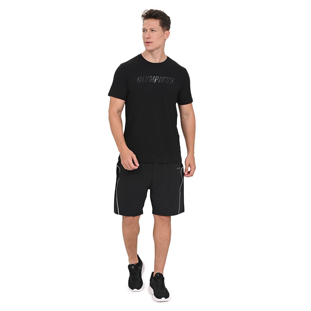 Camiseta Big Logo Olympikus Masculina Preto 2