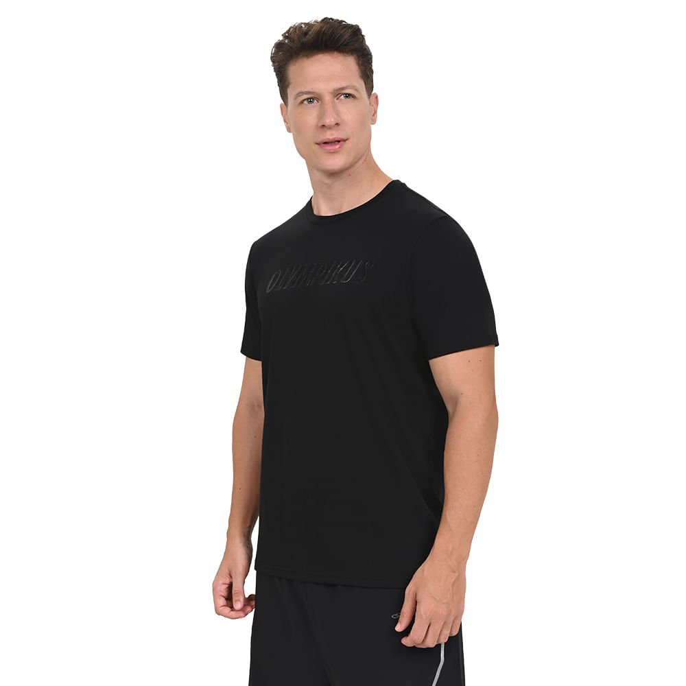 Camiseta Big Logo Olympikus Masculina Preto 3