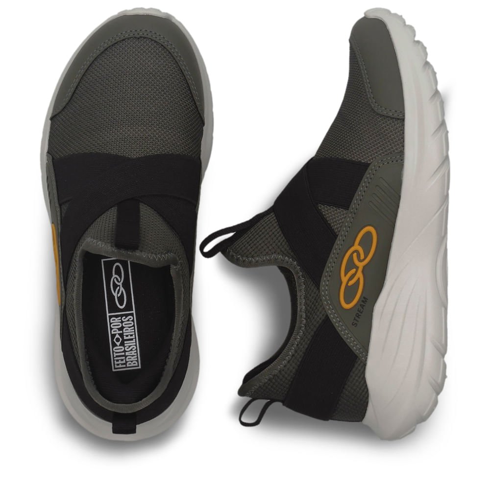 Tênis Olympikus Stream Infantil Cinza 3