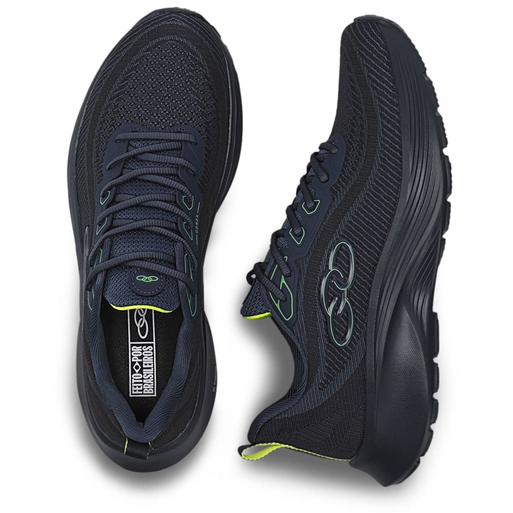 Tênis Olympikus Conex Preto/Azul 3