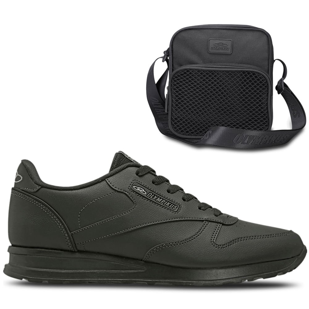 Kit 1 Tênis Olympikus Jogging 100 e 1 Shoulder Bag