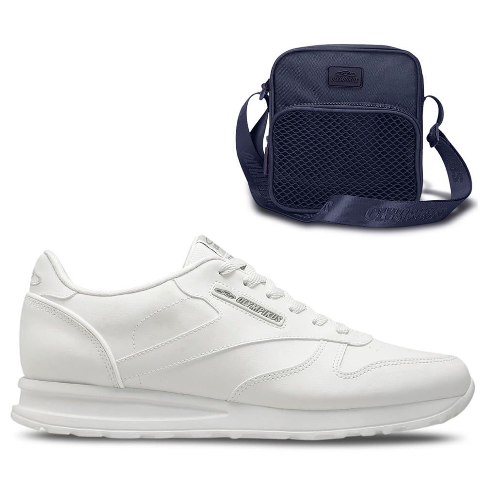 Kit 1 Tênis Olympikus Jogging 100 e 1 Shoulder Bag