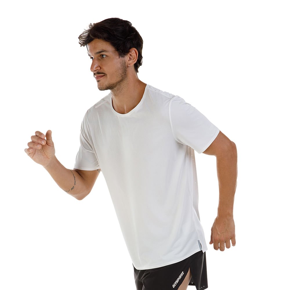 Camiseta Corre Olympikus Masculina Branco 4