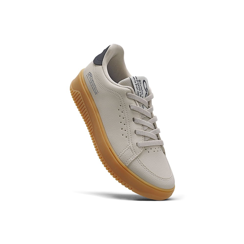 Tênis Olympikus Eros Infantil Bege 2