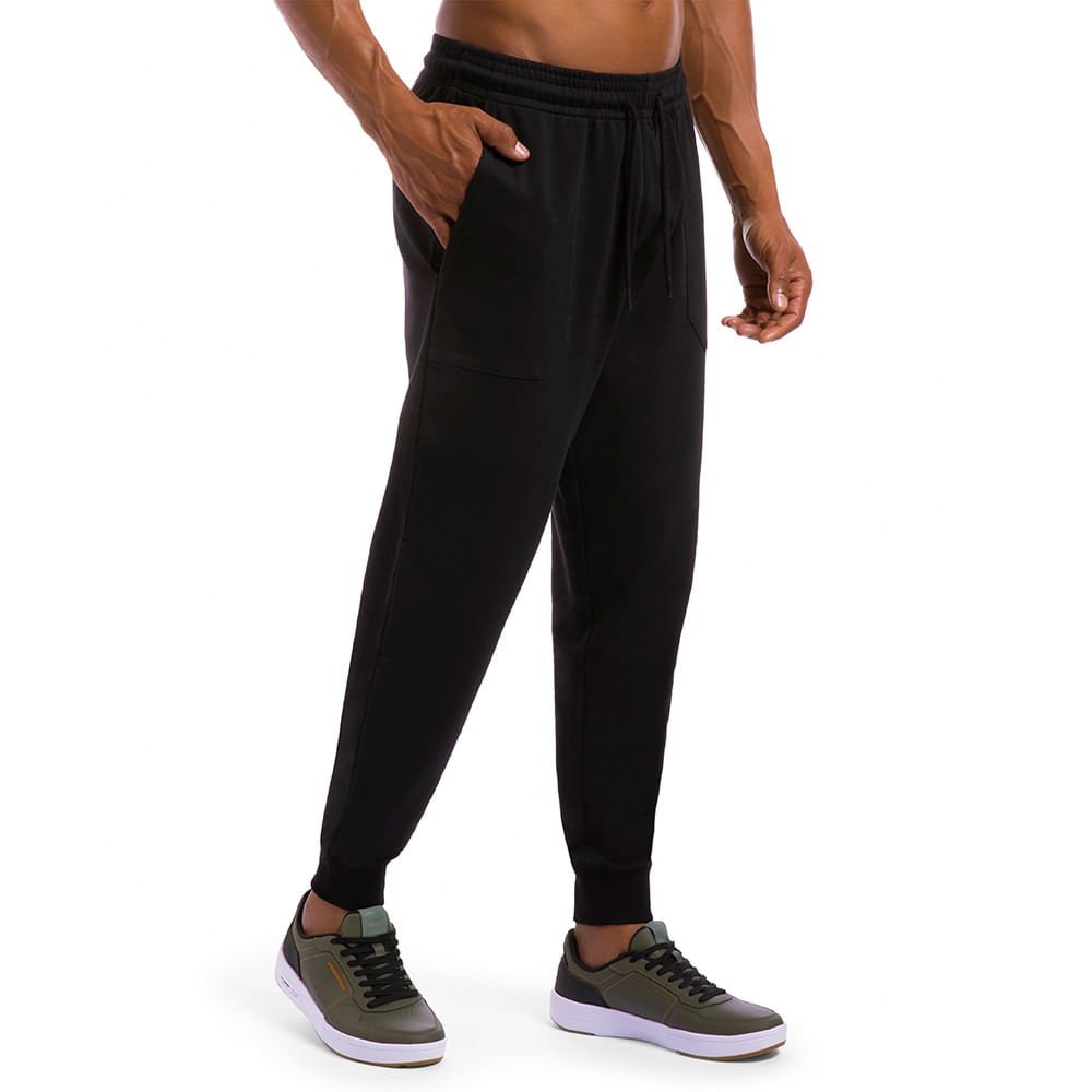 Calça Jogging Comfy Olympikus Masculina Preto 2