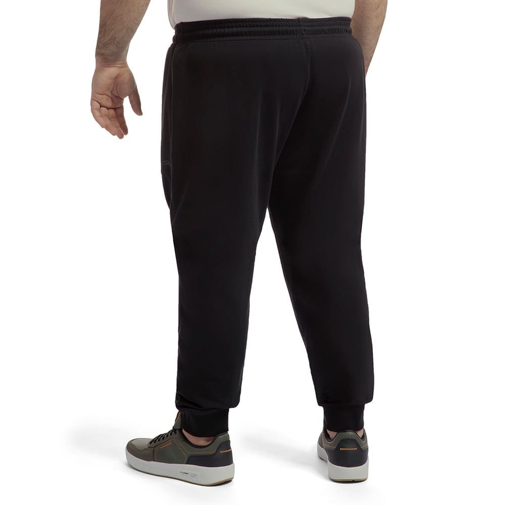 Calça Jogging Comfy Olympikus Masculina Plus Size Preto 3