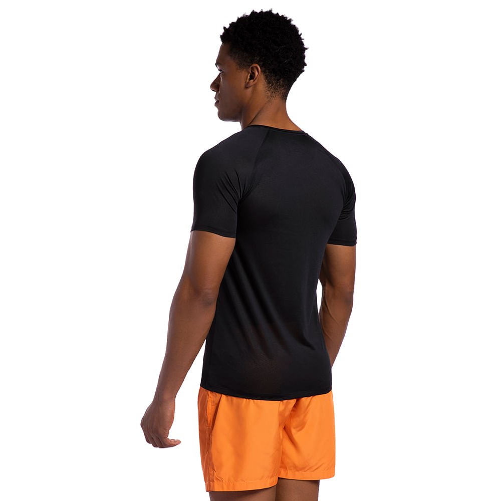 Camiseta Runner Manga Curta 2.0 Masculina Preto 2