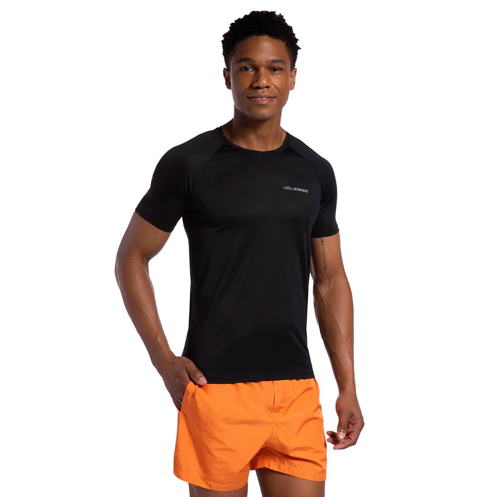 Camiseta Runner Manga Curta 2.0 Masculina Preto 3