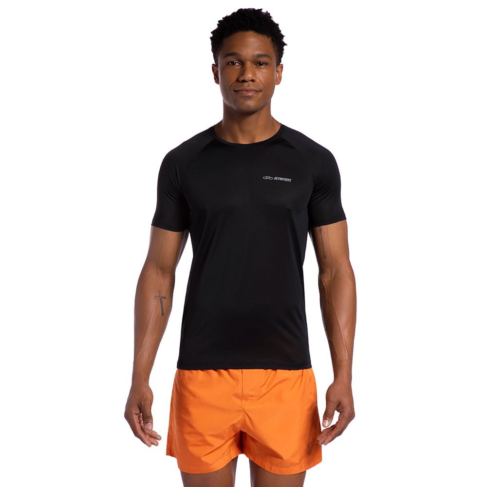 Camiseta Manga Curta Runner 2.0 Olympikus Preto 1