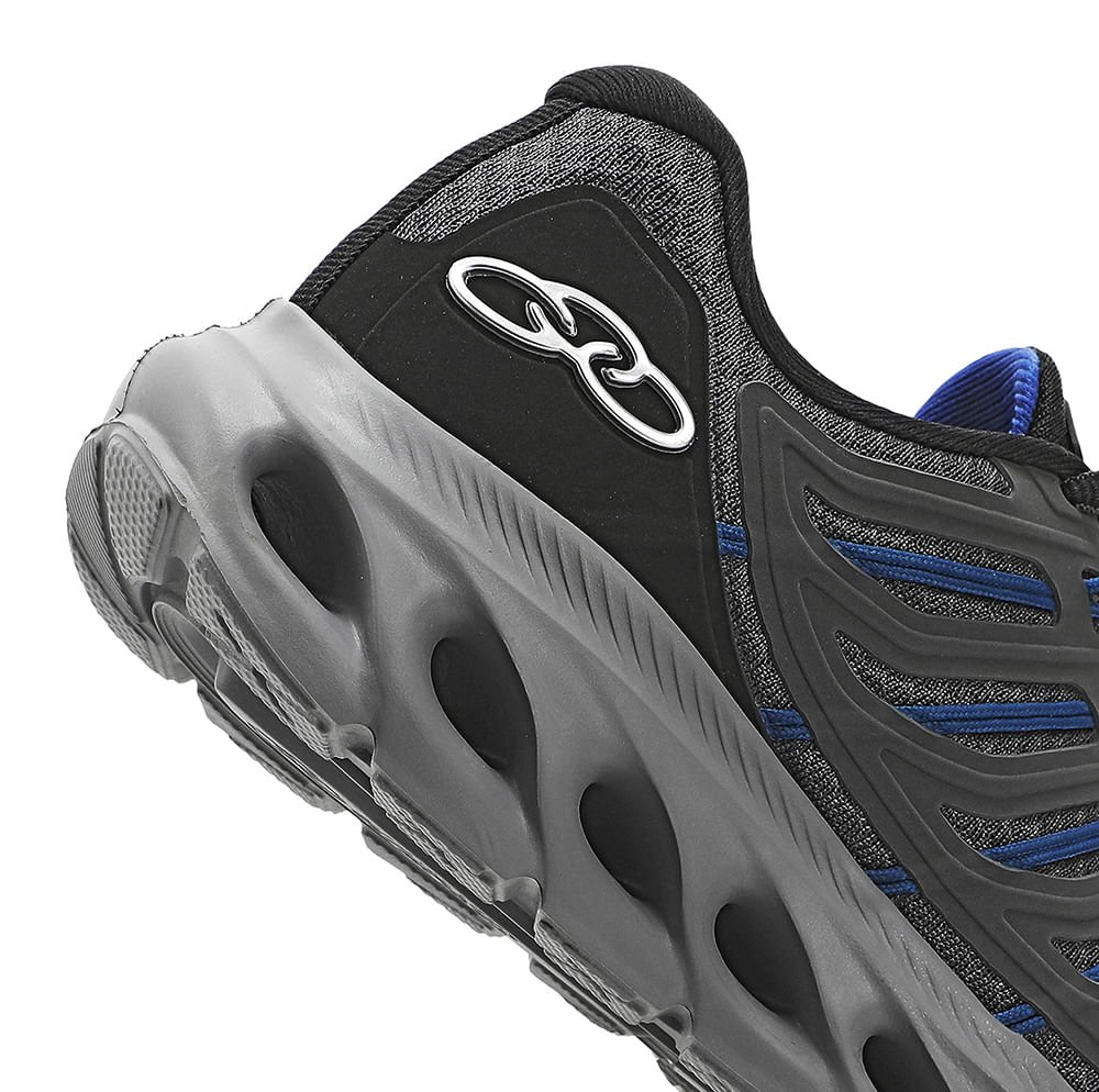 Tênis Olympikus Cyber 4 Infantil Cinza 8