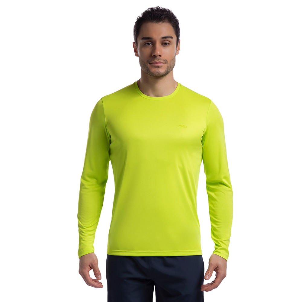 Camiseta Manga Longa Essential Olympikus Masculina