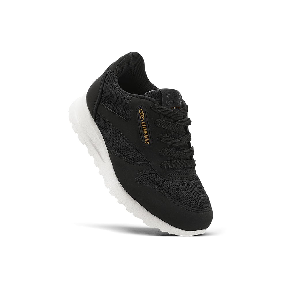 Tênis Jogging 101 Infantil Preto 2