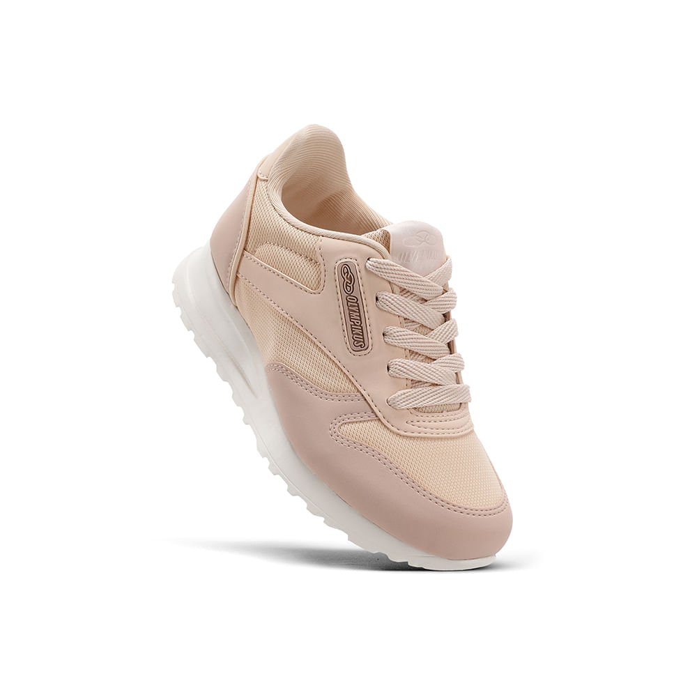 Tênis Jogging 101 Infantil Bege 2