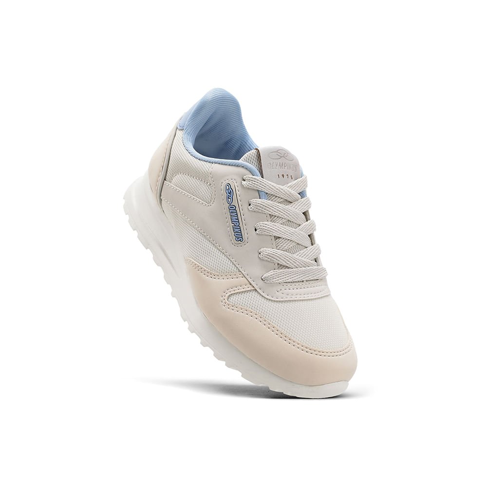 Tênis Jogging 101 Infantil Bege 2