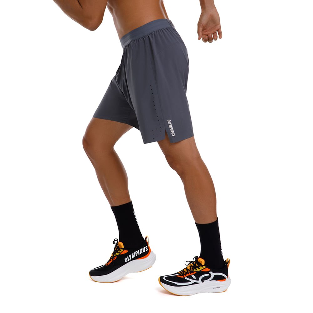 Shorts Corre 7 Olympikus Masculino Cinza 3