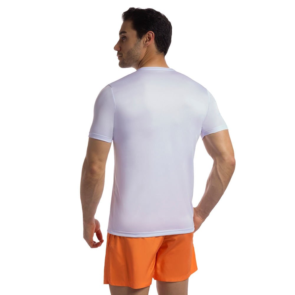 Camiseta Basic Logo Olympikus Masculina Branco 2