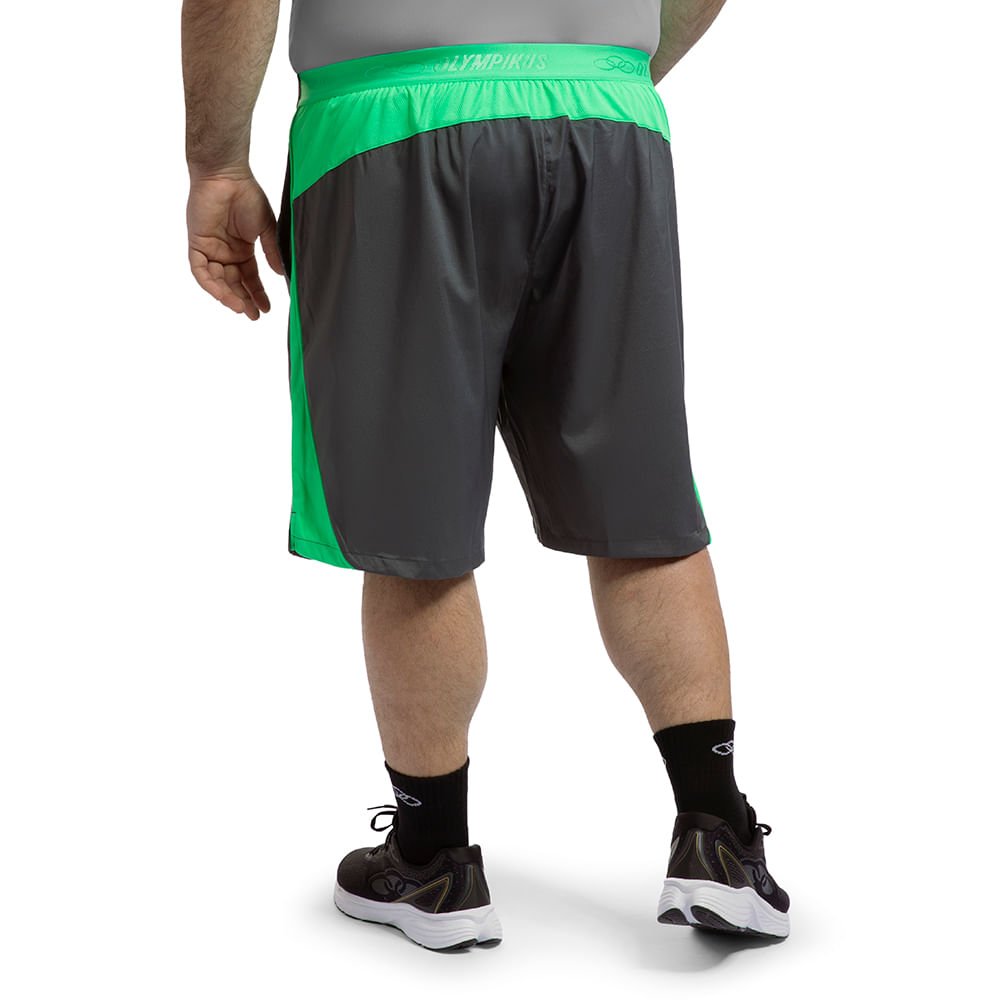 Bermuda Complemento 2.0 Olympikus Masculina Plus Size Cinza 2