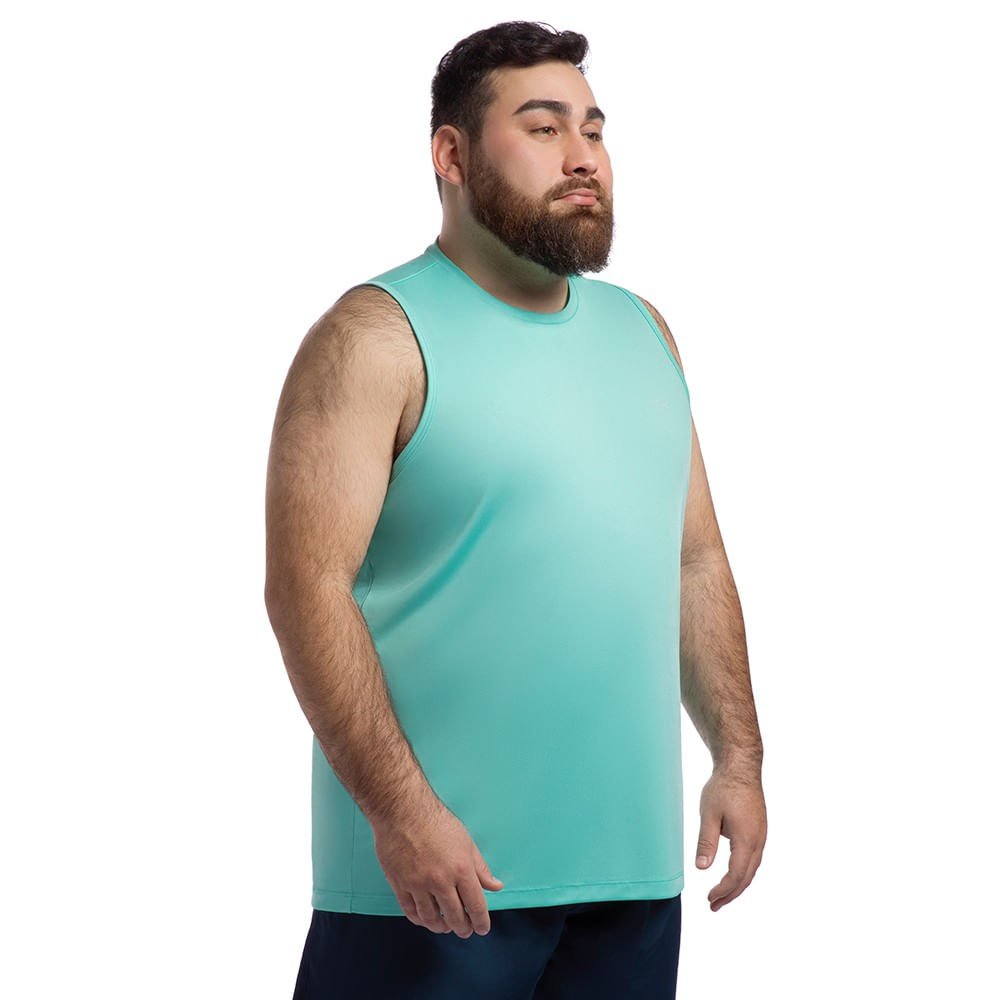 Regata Essential Olympikus Masculina Plus Size Verde 3