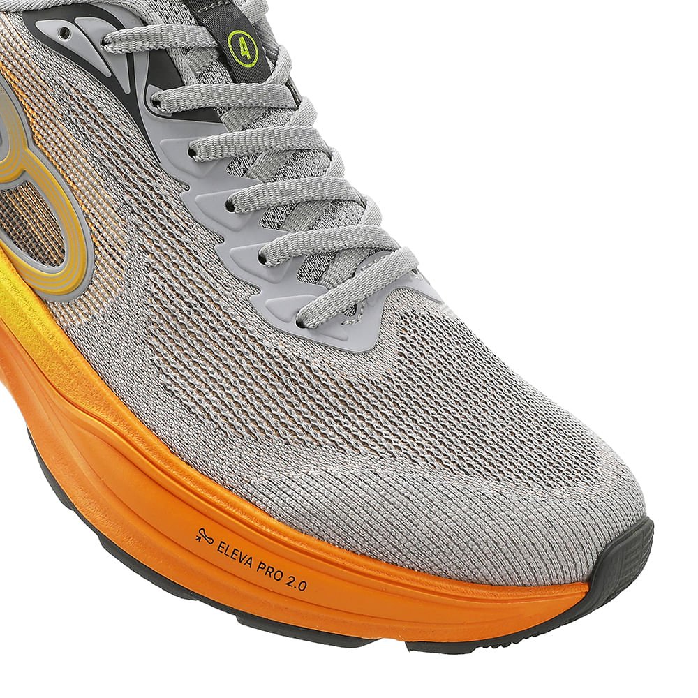 Tênis Olympikus Pride 4 Cinza/Laranja 7