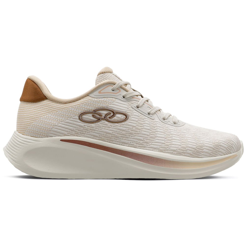 Tênis Olympikus Plaza Feminino Bege 1