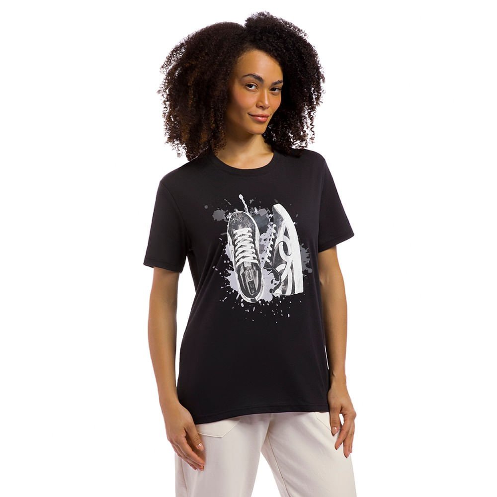 Camiseta Olympikus Comfy Splash Preto 2