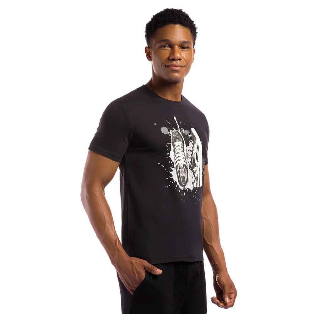 Camiseta Olympikus Comfy Splash Preto 3